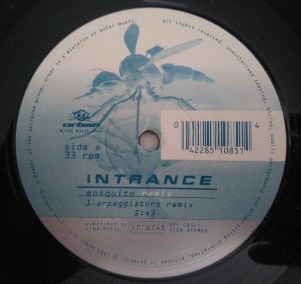 Intrance - Mosquito Remix, Enlèvement ou Envoi, 12 pouces, Trance