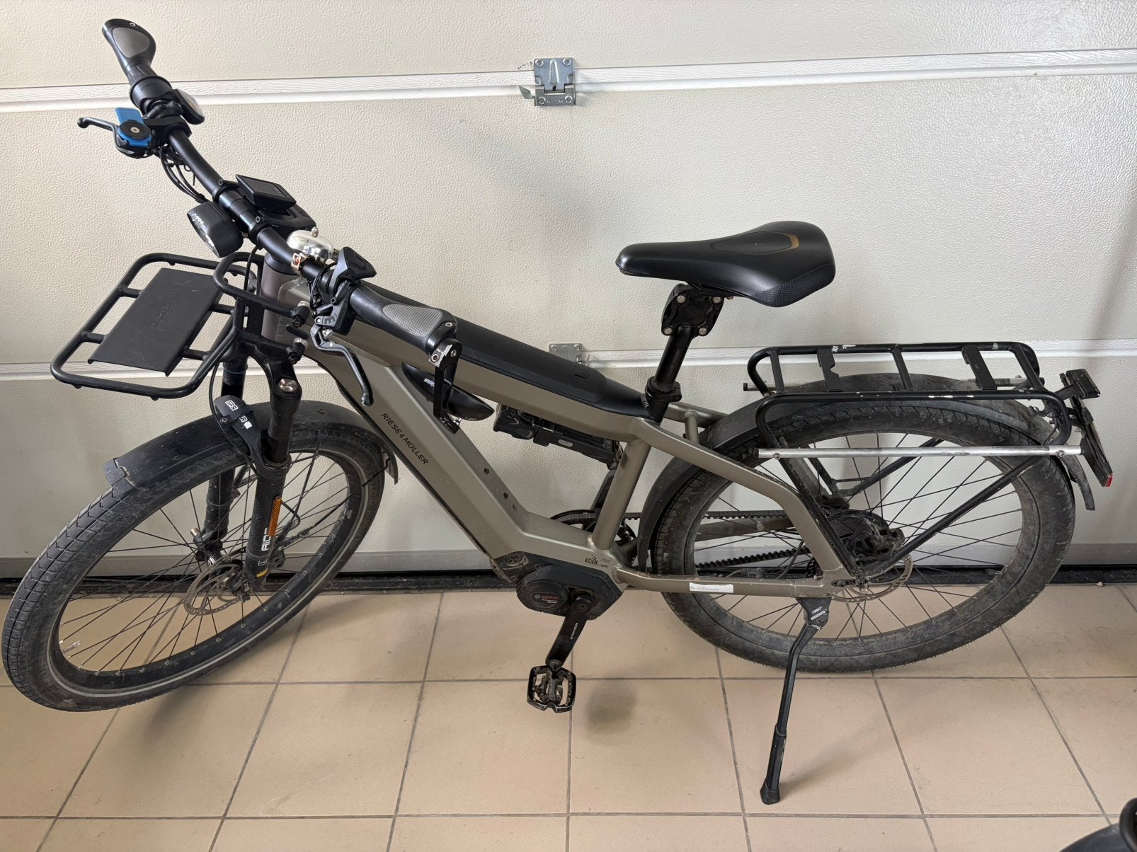 Riese en muller supercharger, Fietsen en Brommers, Gebruikt, 50 km per accu of meer, 55 tot 59 cm, Ophalen