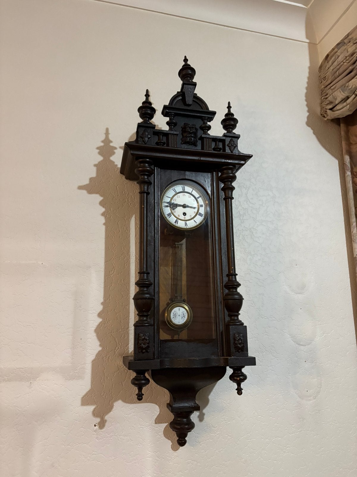 Oude antieke wandklok, Antiek en Kunst, Antiek | Klokken, Ophalen