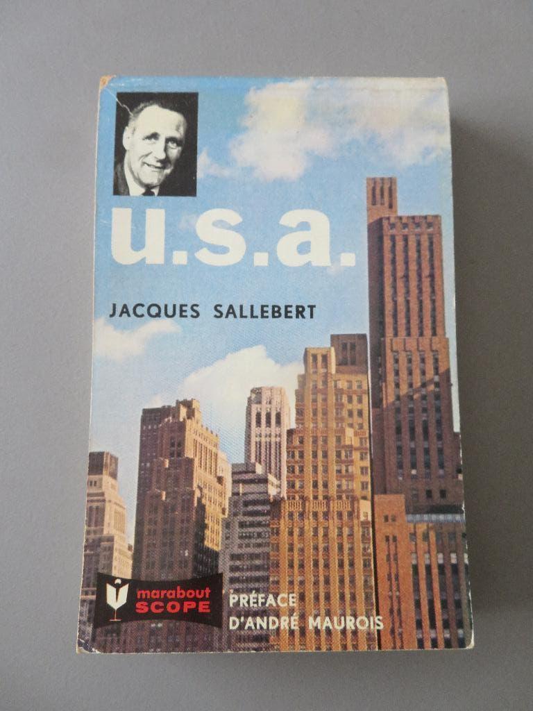 marabout scope boek U.S.A. Jacques Sallebert 1965, Verzenden, Zo goed als nieuw, Noord-Amerika, Reisgids of -boek
