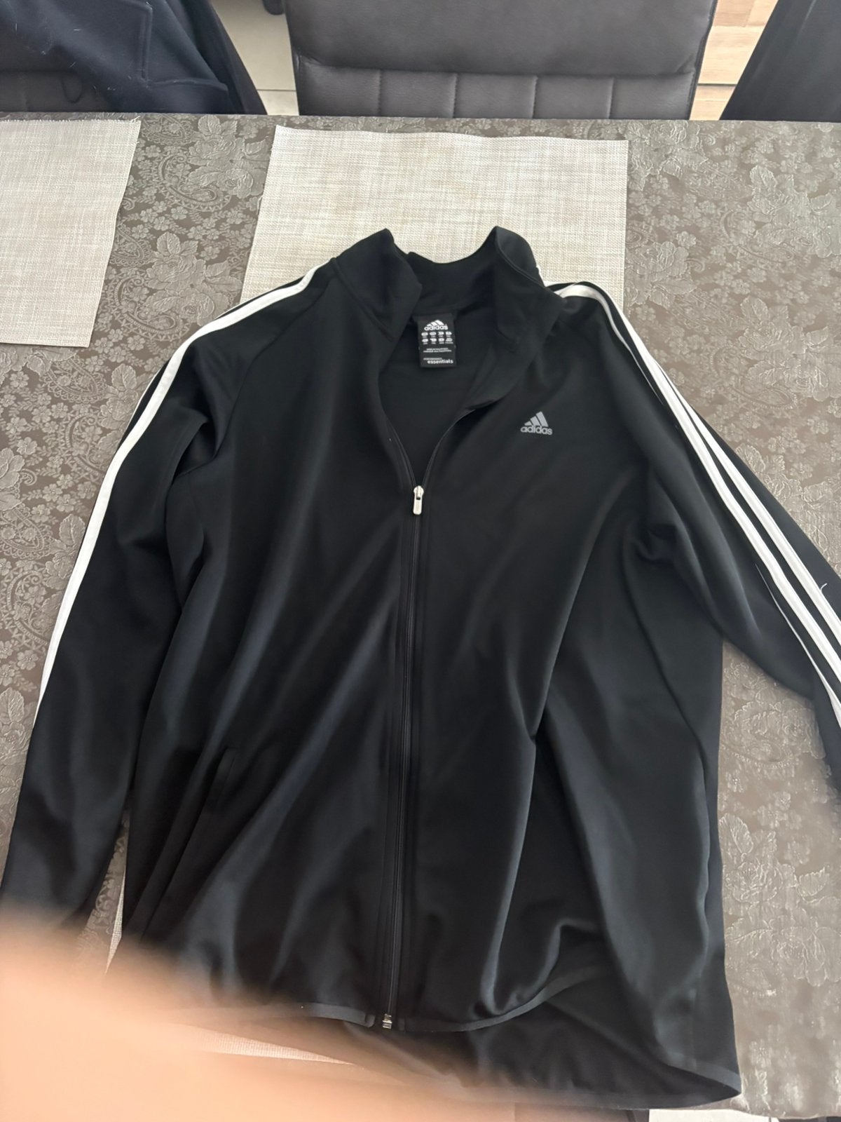 Adidas xxl trainings jas, Zwart, Overige maten, Ophalen of Verzenden, Zo goed als nieuw