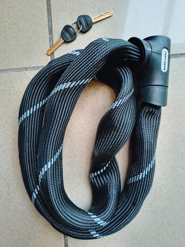 Serrure à chaîne Maxx-Locks Twizel,Art 2, 140 cm *ÉTAT NEUF*, Enlèvement ou Envoi, Comme neuf, Chaîne antivol
