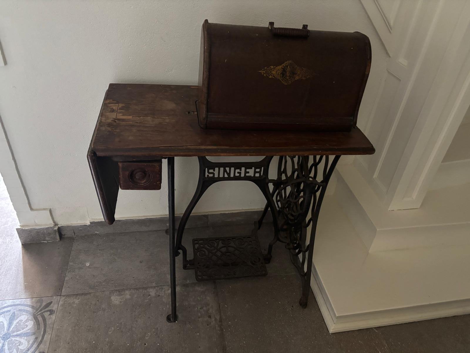 Originele Singer naaimachine, Antiek en Kunst, Ophalen
