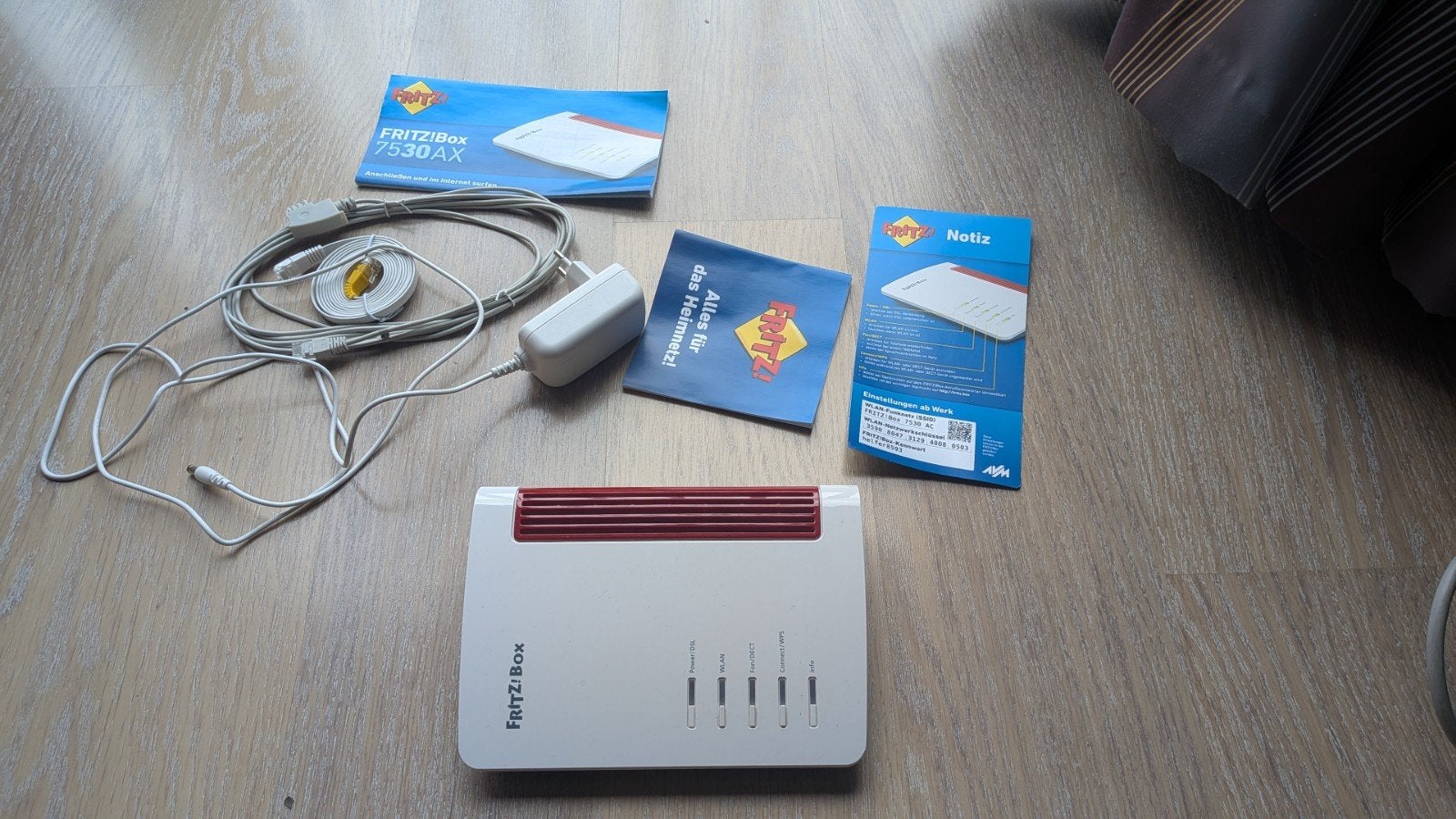 FritzBox 7530 AX, Computers en Software, Routers en Modems, Ophalen of Verzenden, Zo goed als nieuw, Router met modem, AVM FRITZ!Box