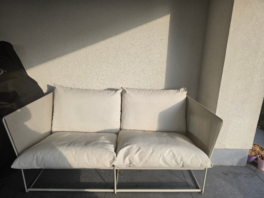 Tuinzetel / Lounge beige, Gebruikt, Aluminium, Loungeset, Ophalen
