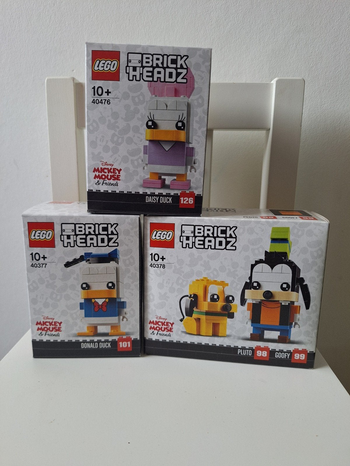 40377, 40378 & 40476 Disney & Friends Lego Brickheadz, Kinderen en Baby's, Speelgoed | Duplo en Lego, Nieuw, Lego, Complete set