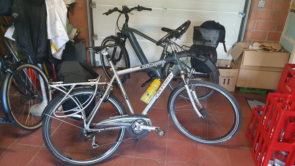 fiets, Fietsen en Brommers, Fietsen | Heren | Herenfietsen, Gebruikt, Velgrem, Versnellingen, 53 tot 57 cm