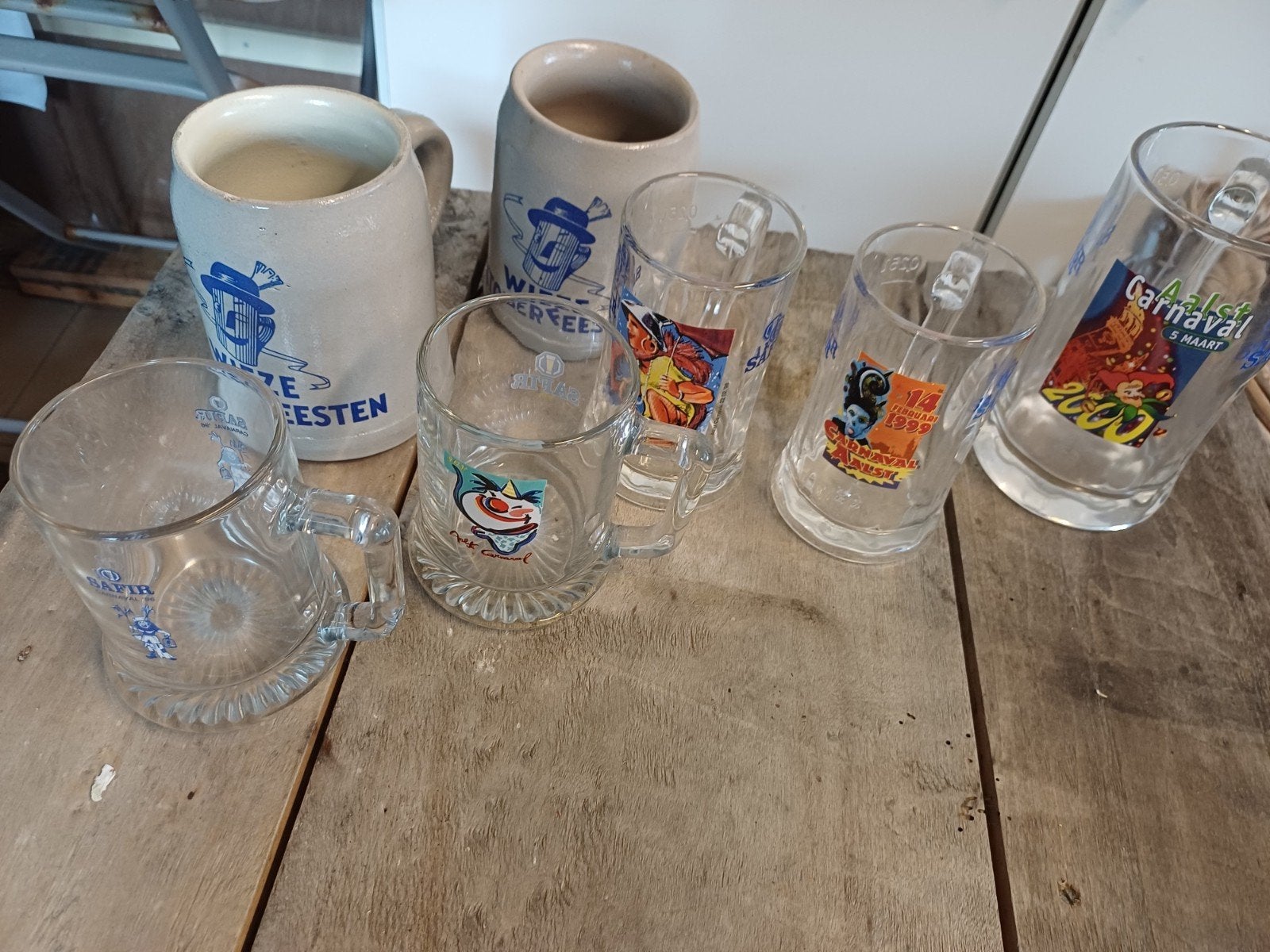Aalst Carnaval Wieze oktober feesten, Collections, Verres & Petits Verres, Envoi