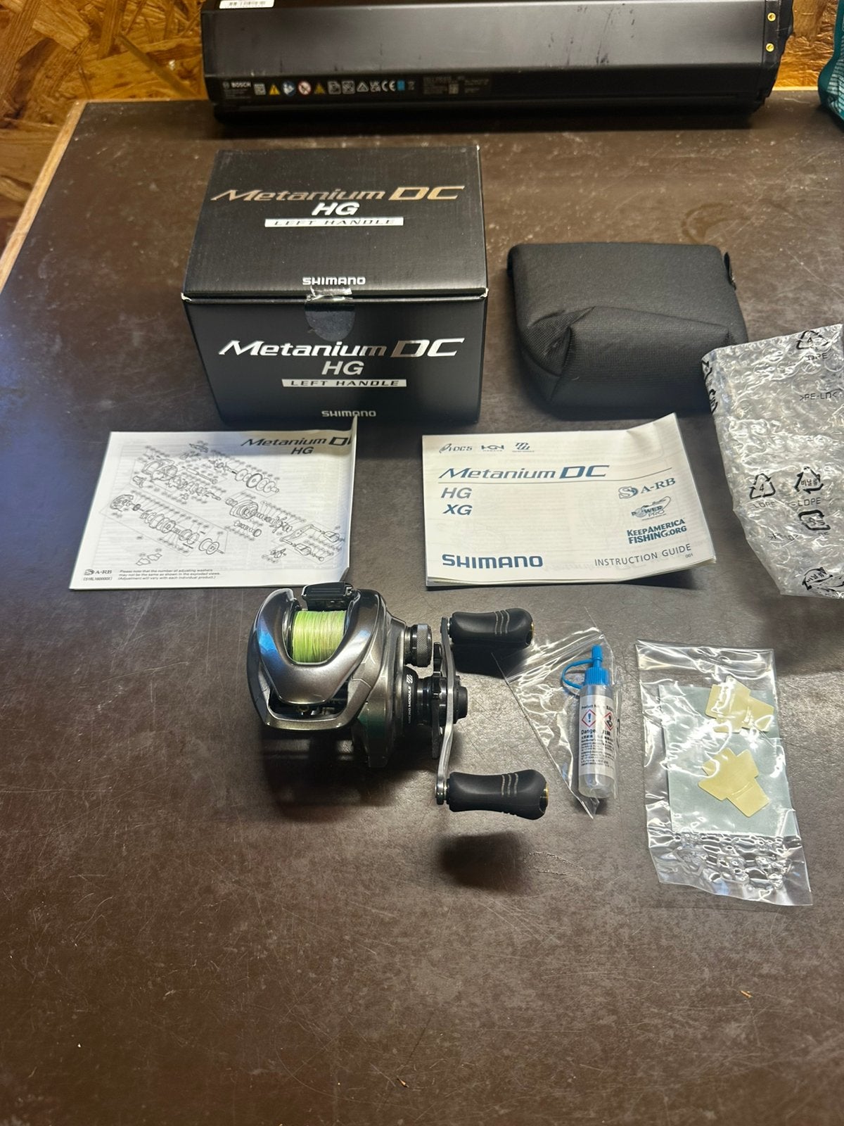 Shimano Metanium DC hg baitcast reel te koop., Ophalen, Zo goed als nieuw