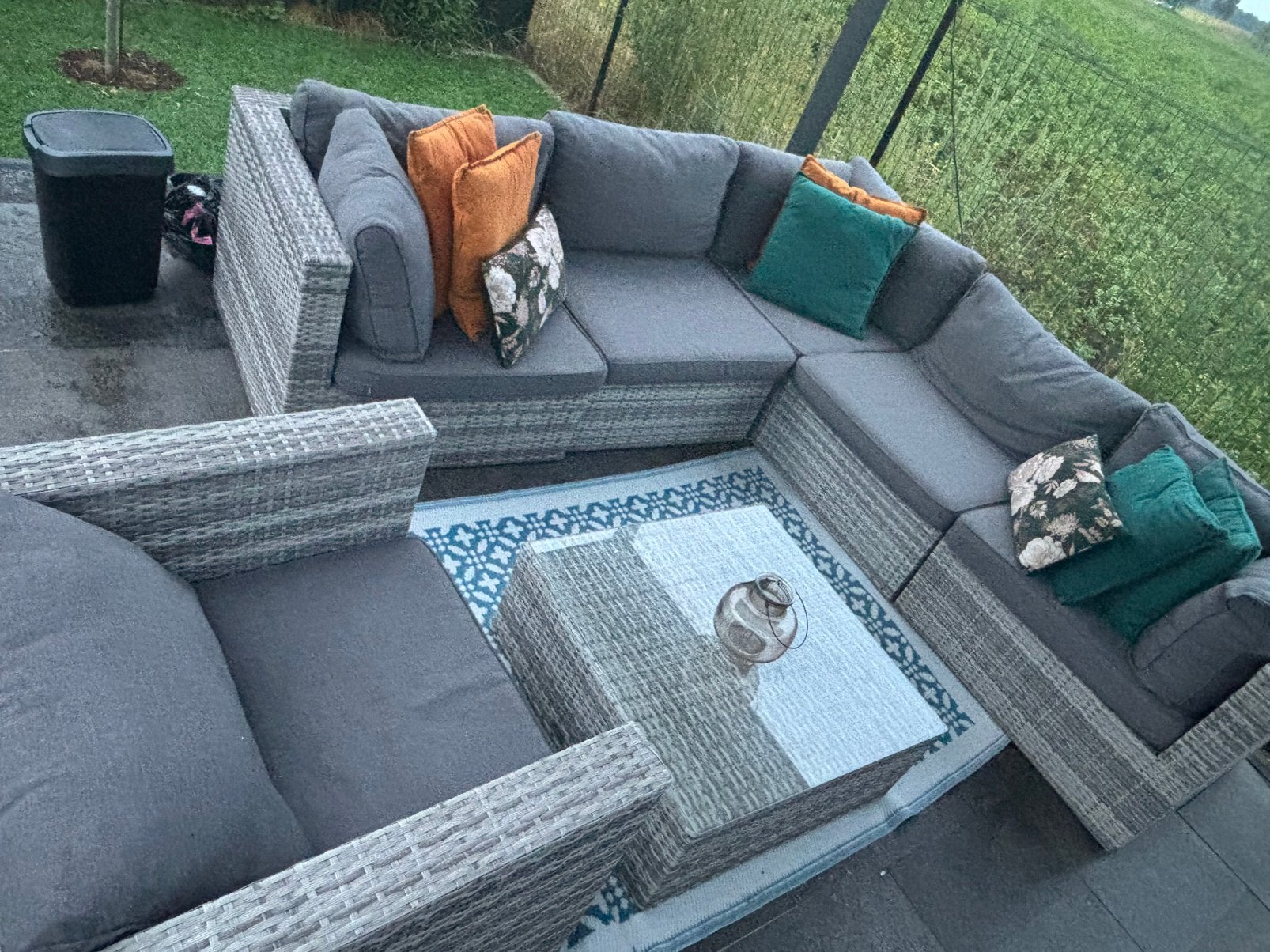 Wicker lounge set bois le duc, Tuin en Terras, Ophalen, Zo goed als nieuw, Wicker, Loungeset