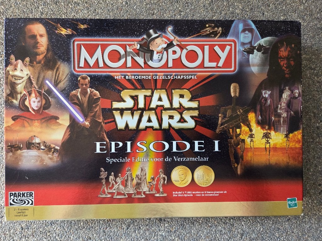 Monopoly Star Wars Episode I Collector’s Edition 1999, Verzamelen, Ophalen of Verzenden, Gebruikt, Spel