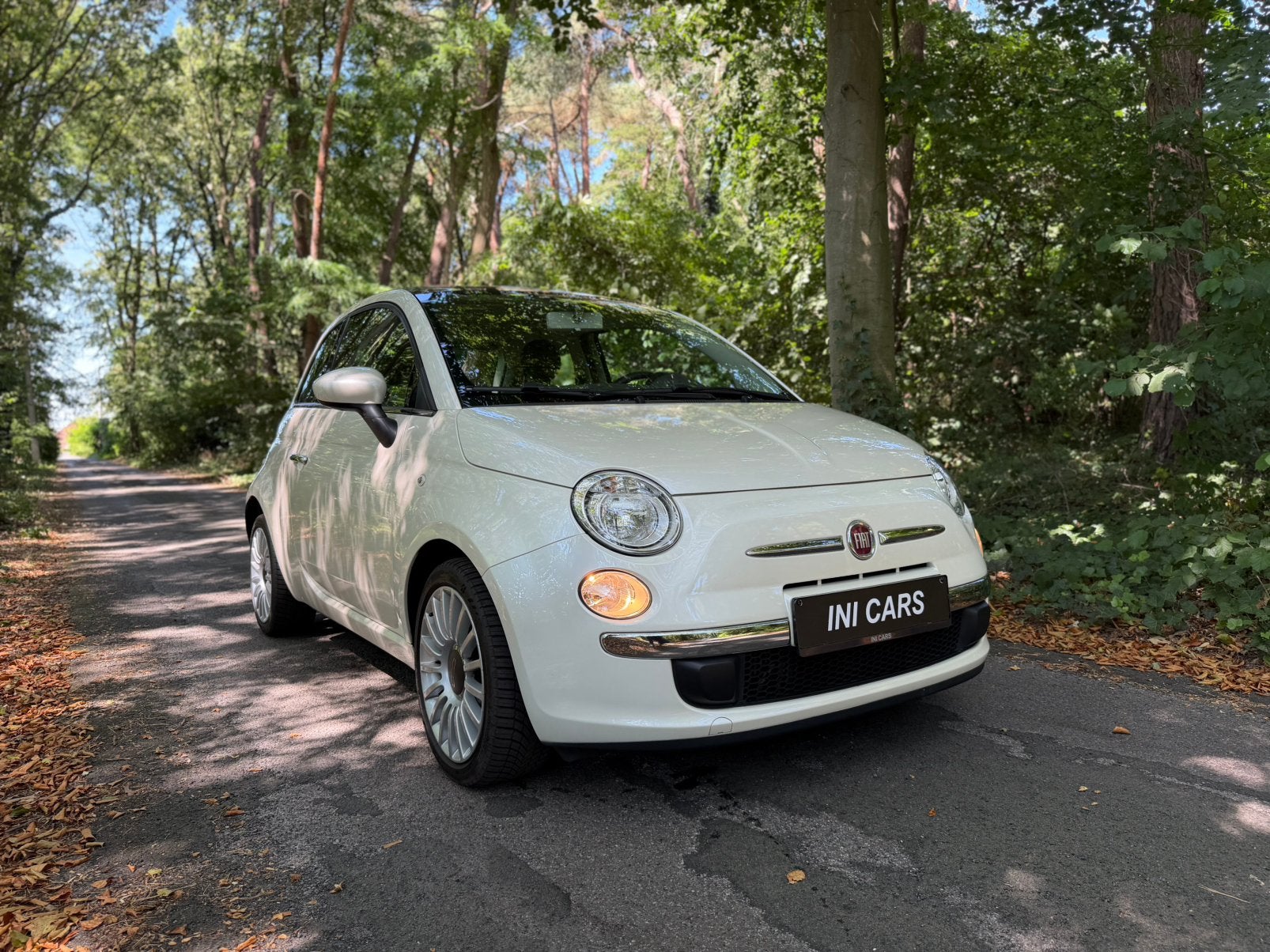 Fiat 500 Benzine, Auto's, Voorwielaandrijving, https://public.car-pass.be/vhr/d801411b-9f82-4137-addd-90606c3cc497, 875 cc, Wit