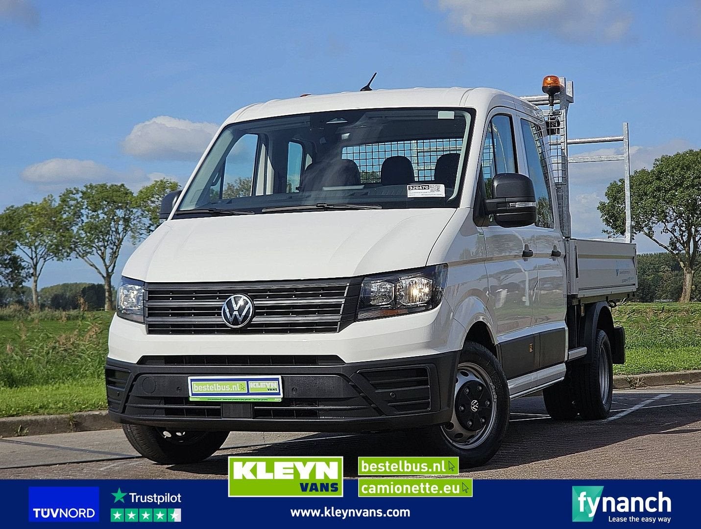 Volkswagen CRAFTER 2.0 N1 Dubbele cabine, Wit, Bedrijf, Cruise Control, Te koop