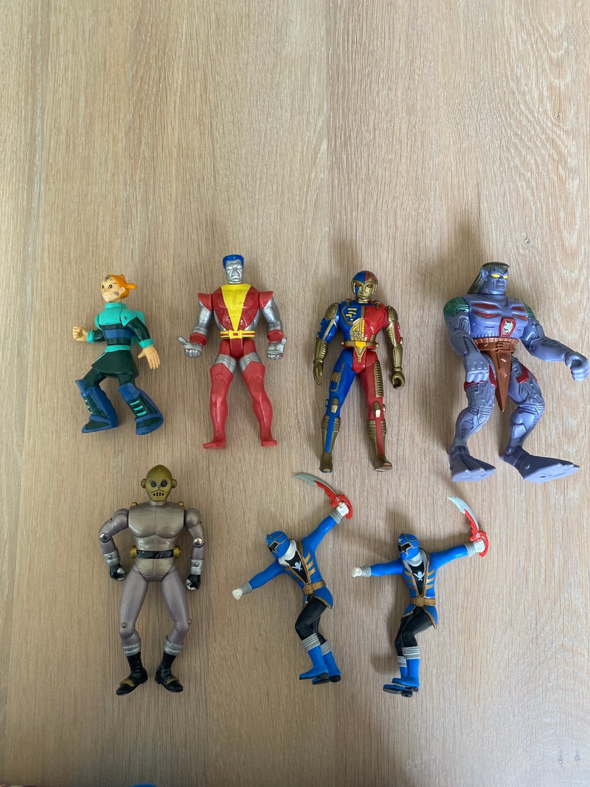 Superhelden 7 popperjes, Ophalen