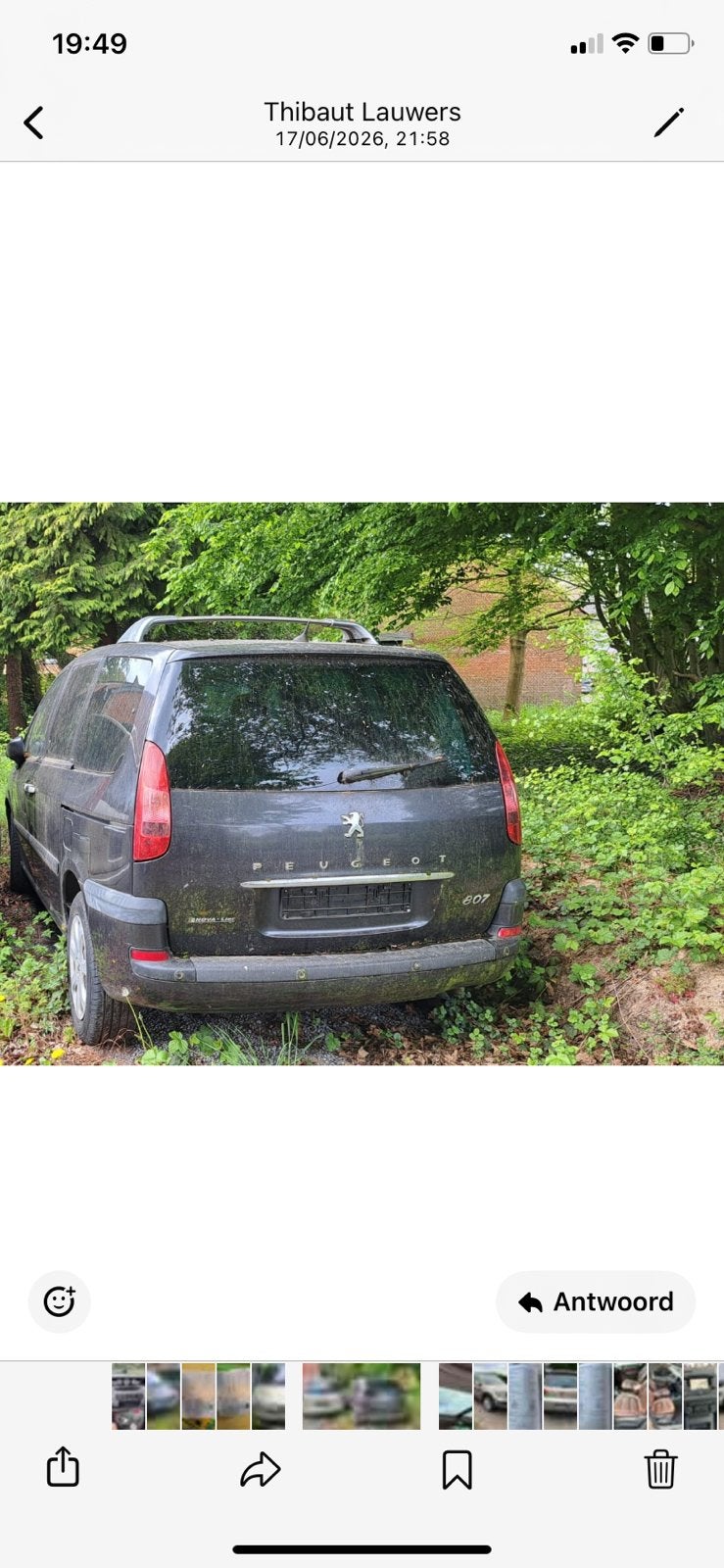 Peugeot 807 2.0 HDI 8 Places, Achat, Entreprise, Entretenue par le concessionnaire, 5 portes