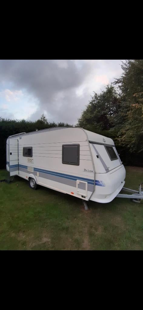 Hobby caravan 560kmfe, Caravans en Kamperen, Caravans, Particulier, tot en met 6, Rondzit, Hobby, Frans bed, Omvormbare zithoek