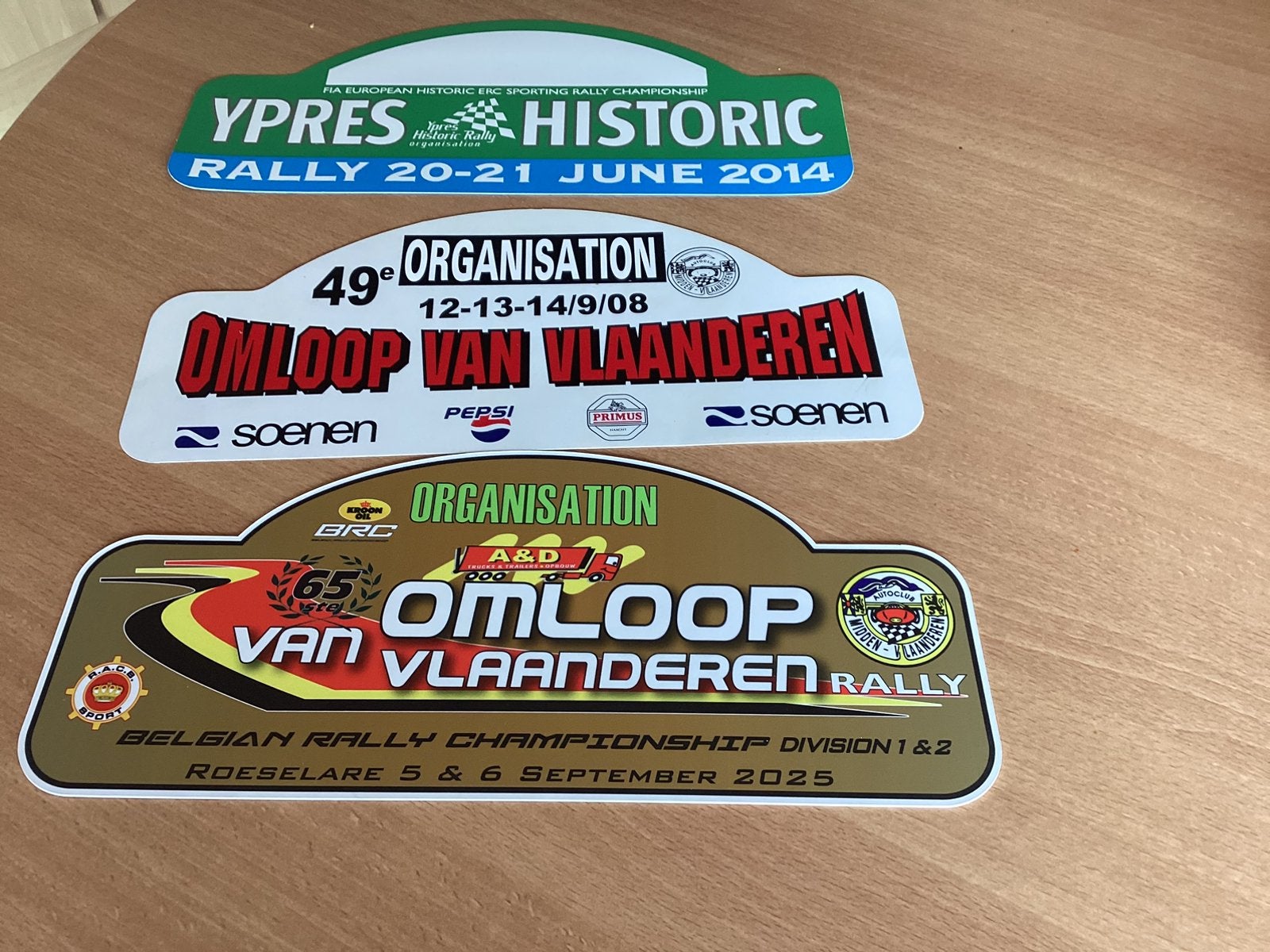 3 Rallyplaaten te ruilen voor plaaten dat ik niet heb, Ophalen of Verzenden, Nieuw, Auto's