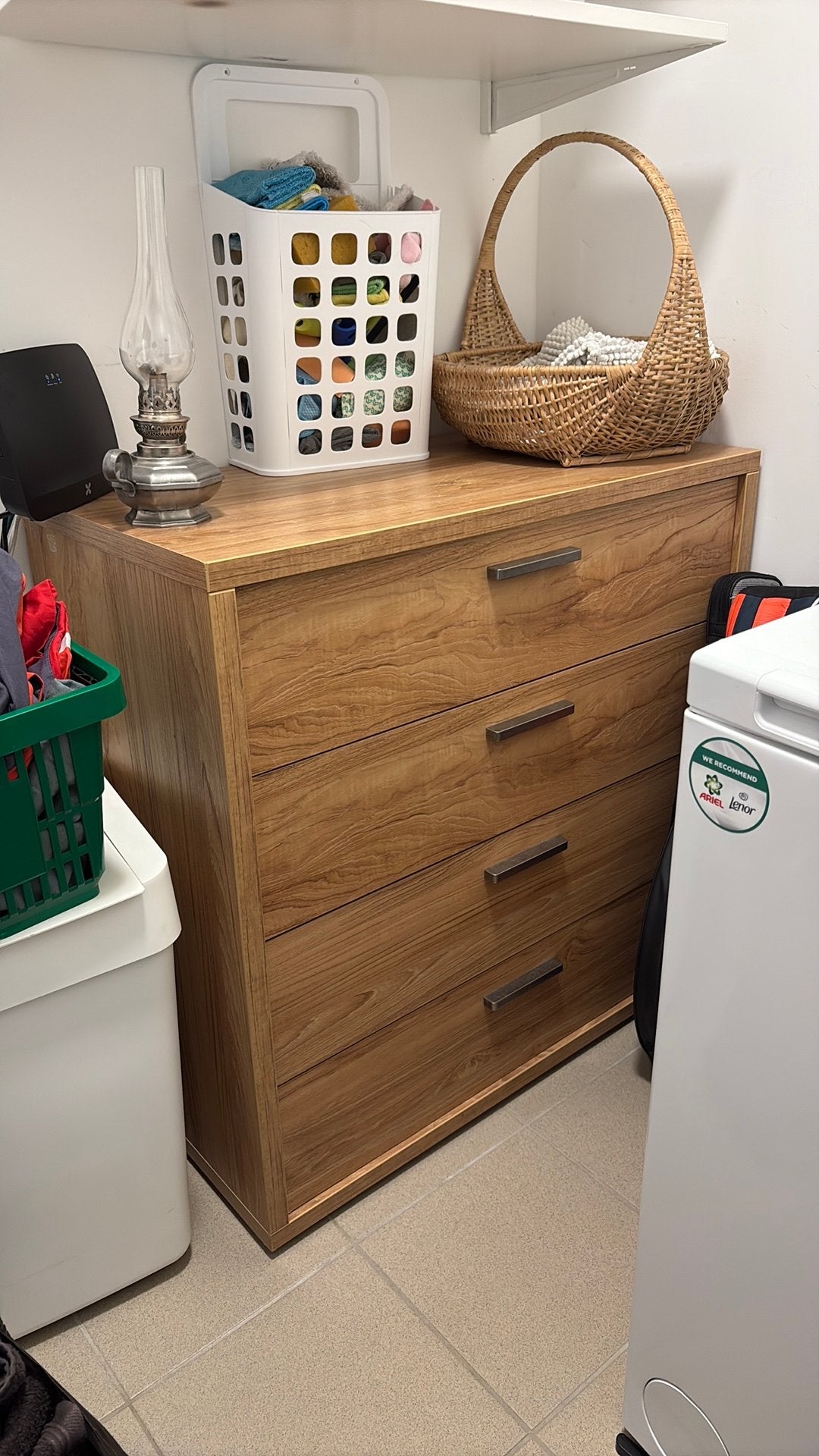 Houten kast, Huis en Inrichting, Kasten | Ladekasten, Ophalen, Gebruikt, 50 tot 100 cm, Overige houtsoorten