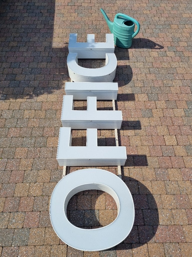 verlichte reclame letters - gevelletters, Zakelijke goederen, Overige Zakelijke goederen, Ophalen
