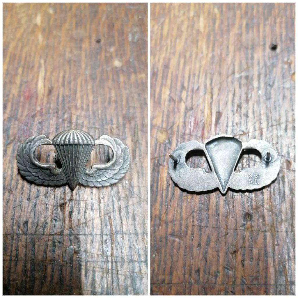Parachute van het Amerikaanse , Koreaanse militaire insignes, Verzamelen, Verzenden, Overige soorten, Embleem of Badge