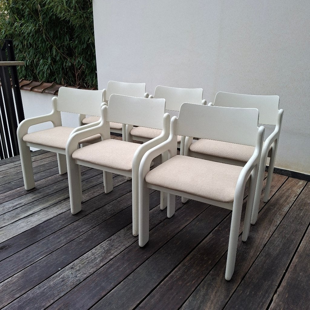 6 chaises Flamingo de Eero Aarnio, Antiquités & Art, Enlèvement