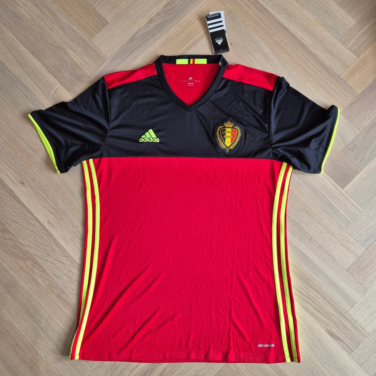 Vareuse diables rouges Belgique.  Taille L., Taille L, Enlèvement ou Envoi, Neuf, Maillot
