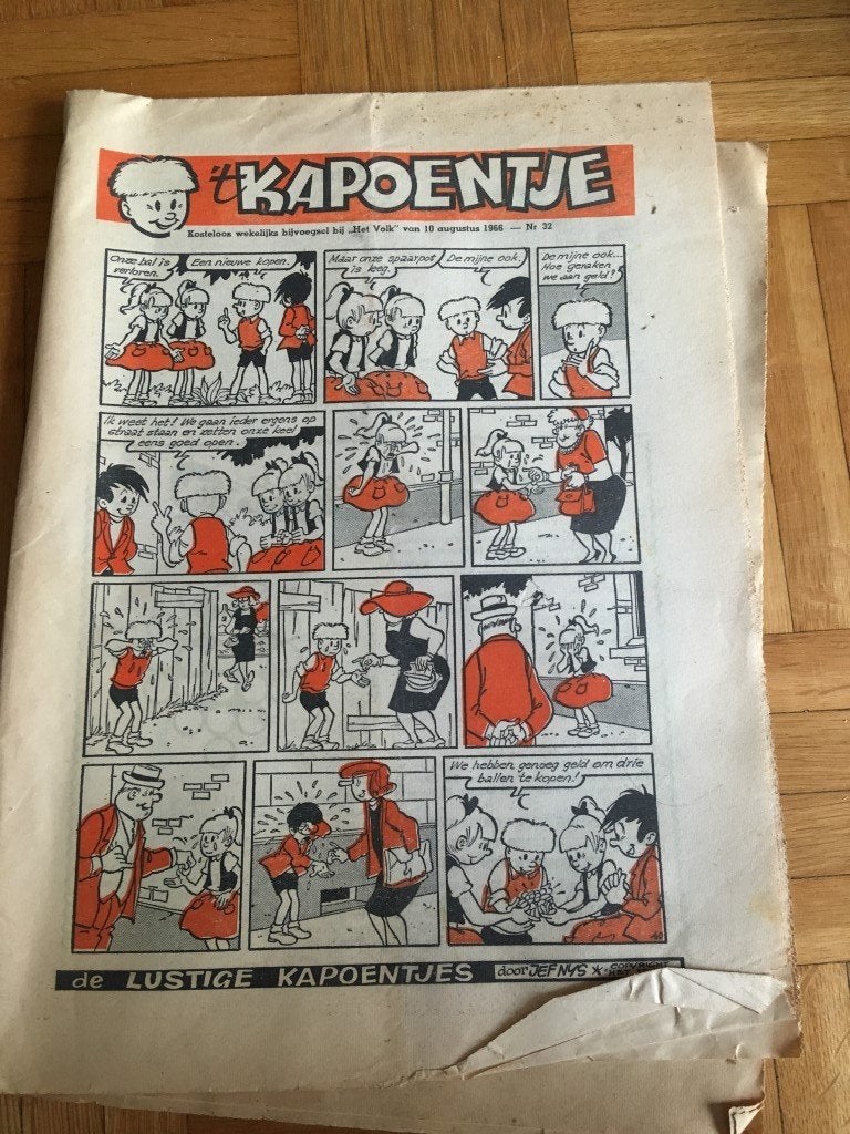T Kapoentje 10 augustus 1966 nr 32 - Jommeke, Boeken, Ophalen of Verzenden