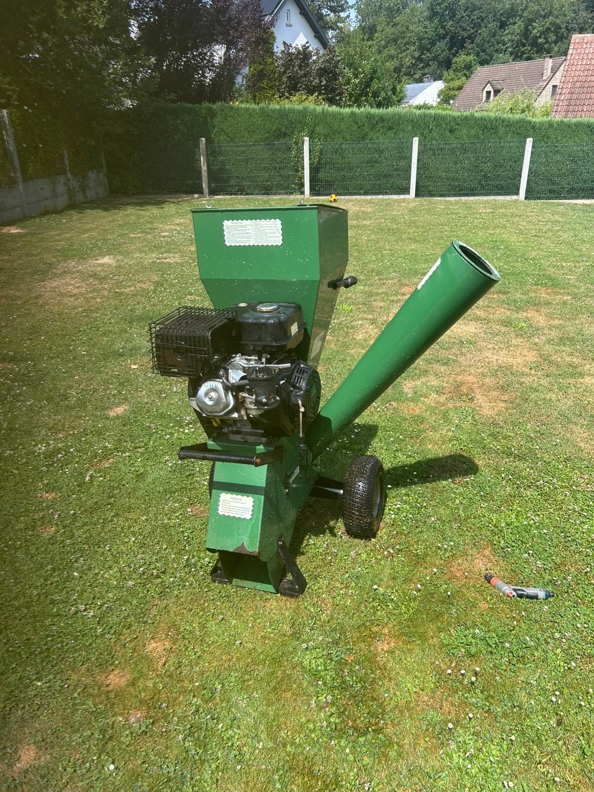 Broyeur Greenstar !!Vendu!!, Jardin & Terrasse, Enlèvement, Utilisé, Essence