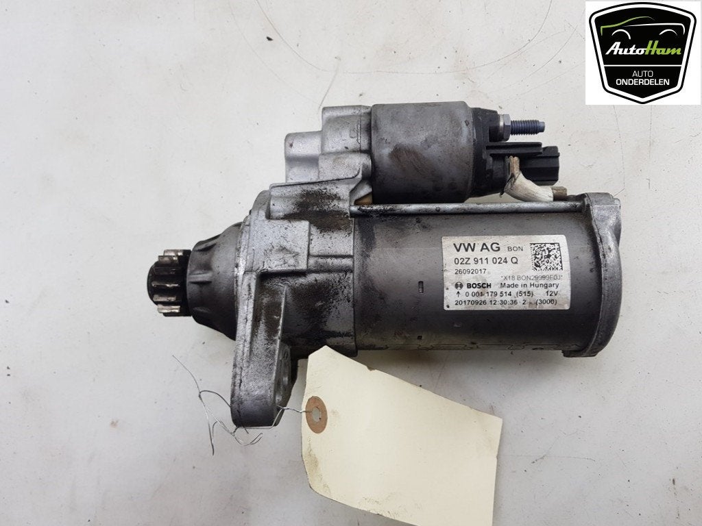 STARTMOTOR Audi A3 Sportback (8VA / 8VF) (01-2012/10-2020), Robert Bosch AG, Gebruikt, Audi, Robert-Bosch-Allee 1
74232  Abstatt, DE