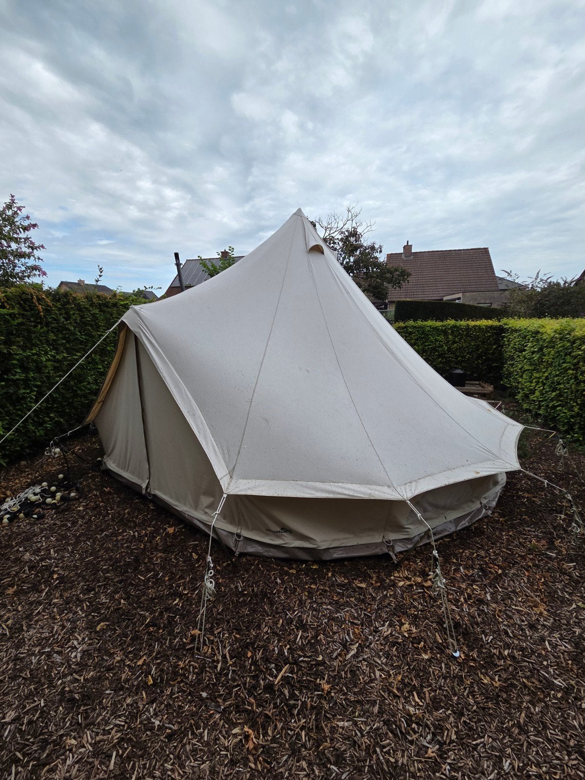 sibley protech 500 + short guy poles + cocosmat + kachel, Ophalen