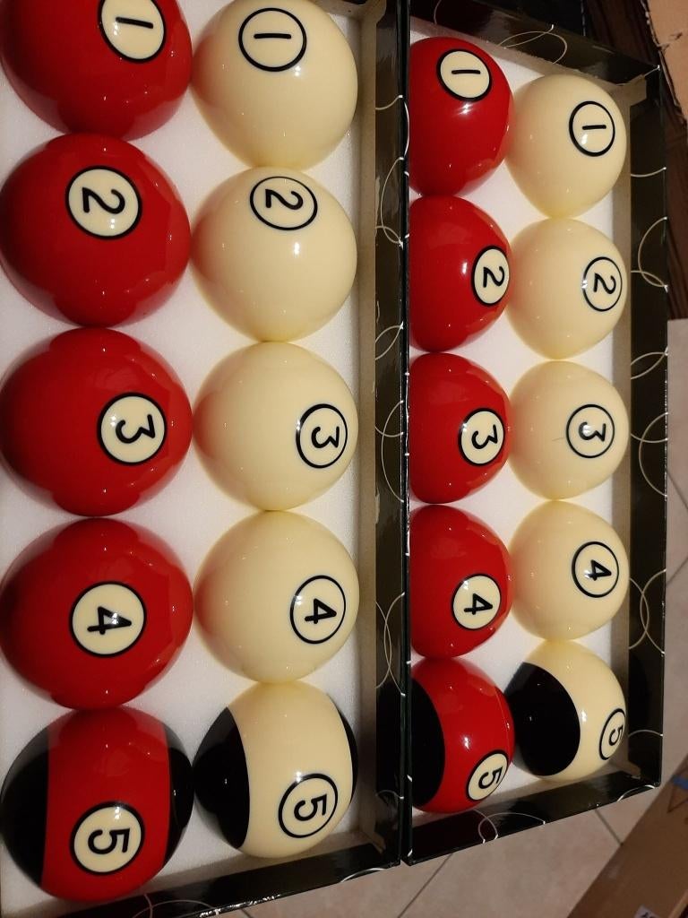 Allerlei onderdelen voor biljart , tafelvoetbal en darts.., Sport en Fitness, Ophalen, Nieuw, Keu of Ballen