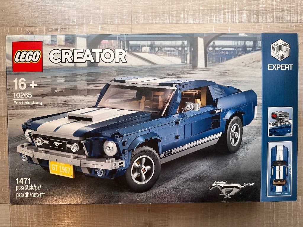 Lego mustang 10265, Kinderen en Baby's, Speelgoed | Duplo en Lego, Lego, Ophalen of Verzenden, Zo goed als nieuw, Compleet