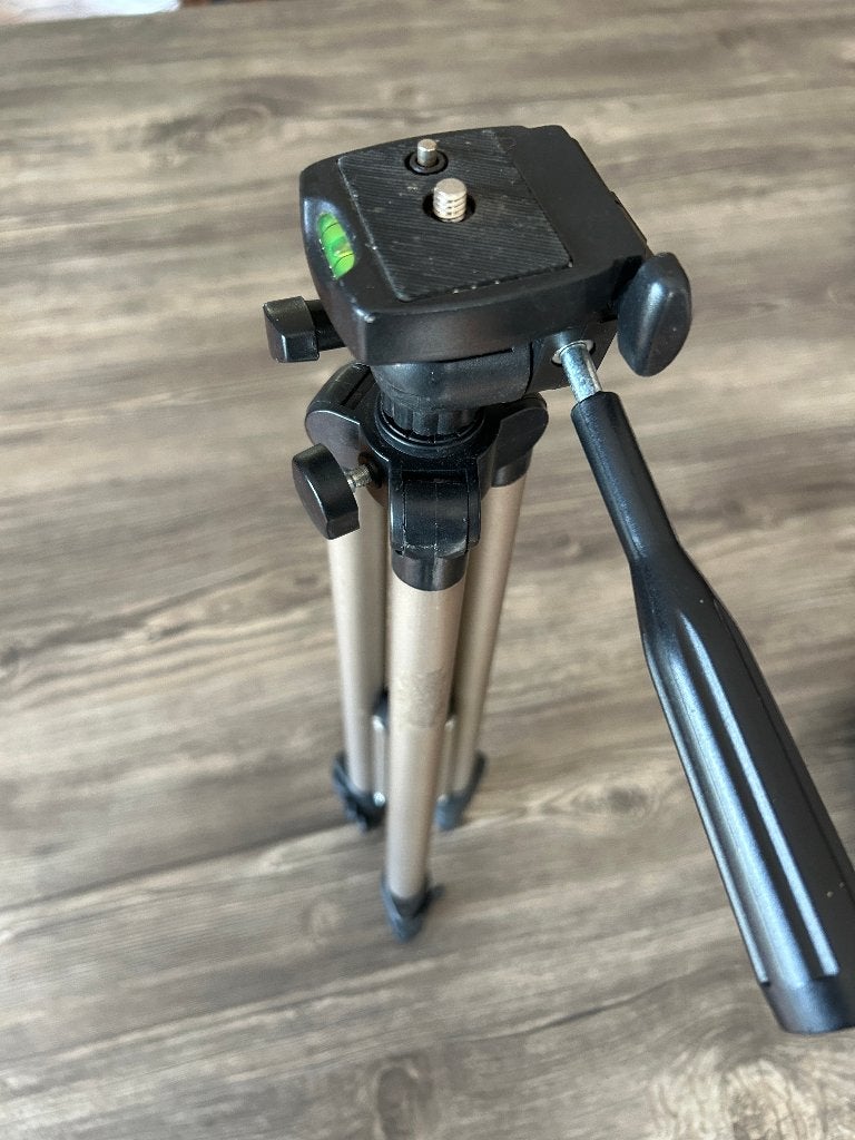 Pied pour appareil photo, Enlèvement ou Envoi, Utilisé, 125 cm ou moins, Pliable