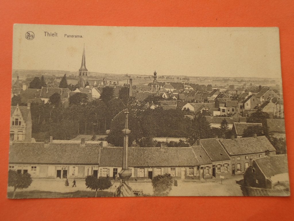 Thielt - Tielt Panorama, Ophalen of Verzenden, 1920 tot 1940, Ongelopen, West-Vlaanderen
