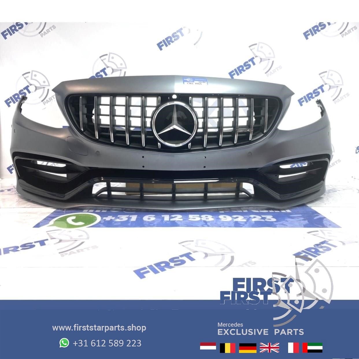 C205 C63 AMG FACELIFT VOORBUMPER COMPLEET Mercedes C Klasse, Utilisé, -, Avant, -