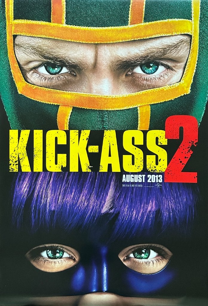 Originele filmposter Kick Ass 2 (2013), Verzamelen, Ophalen of Verzenden, Zo goed als nieuw, Film en Tv