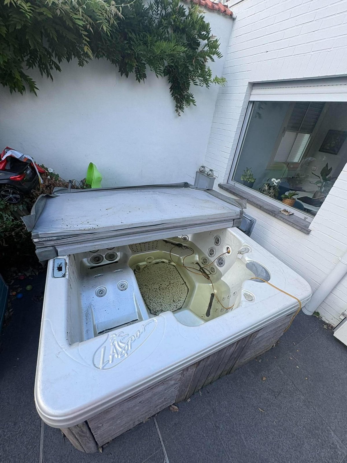 Gratis jacuzzi 4 personen voor handige harry, Tuin en Terras, Ophalen, Gebruikt, Overige typen