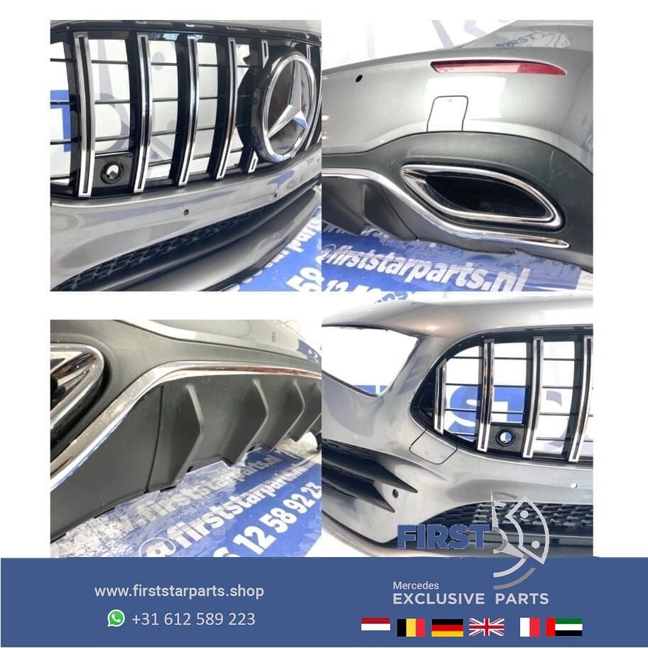 W177 AMG PAKKET Origineel Mercedes A Klasse 2021 GRIJS VOORB, Auto-onderdelen, Gebruikt, -, Ophalen of Verzenden, Bumper