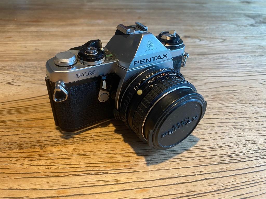 Pentax Asahi ME met lens. Vintage / Retro., Ophalen of Verzenden, Gebruikt, Spiegelreflex, Pentax