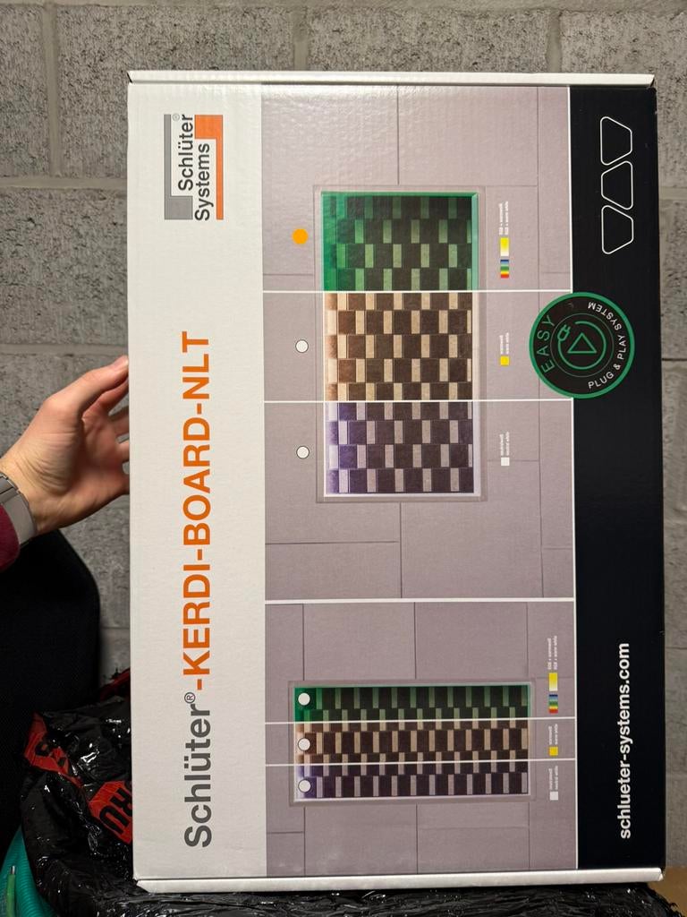 Schlüter Kerdi board inbouwnis RGB, Enlèvement, Neuf