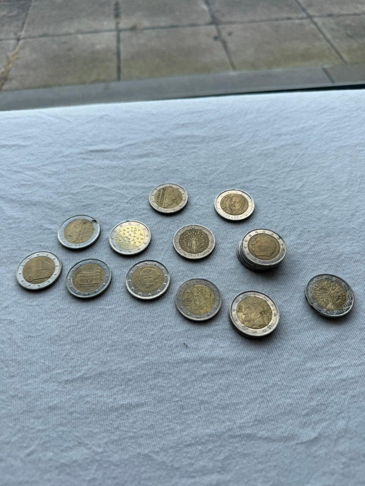 Euro 2 euro munten alless moet weg, Postzegels en Munten, Ophalen, 2 euro