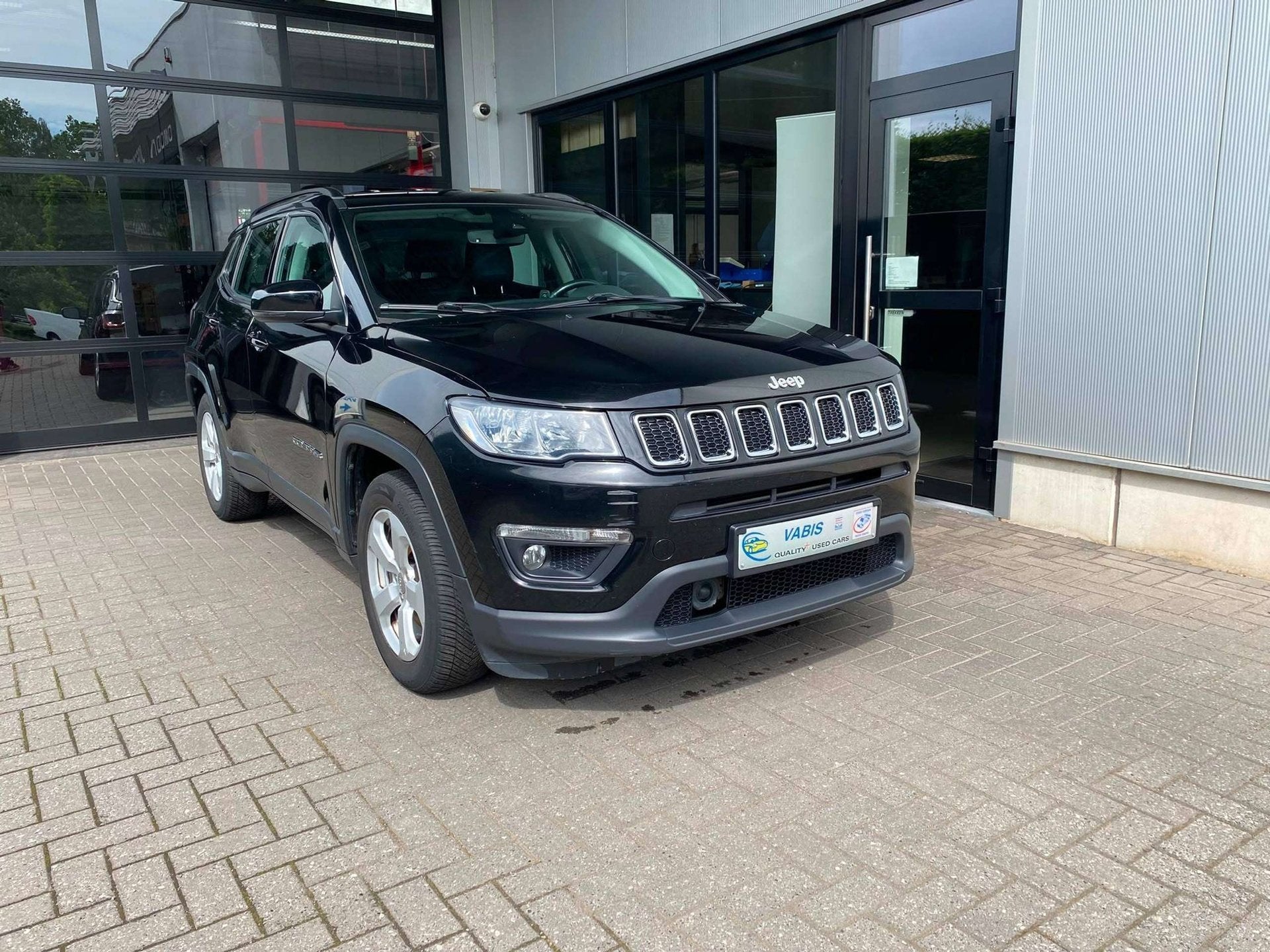 Jeep Compass Compass 1.4 Turbo 4x2 Navi/Camera/12 maanden ga, Auto's, Jeep, Gebruikt, 4 cilinders, 1991 kg, Zwart