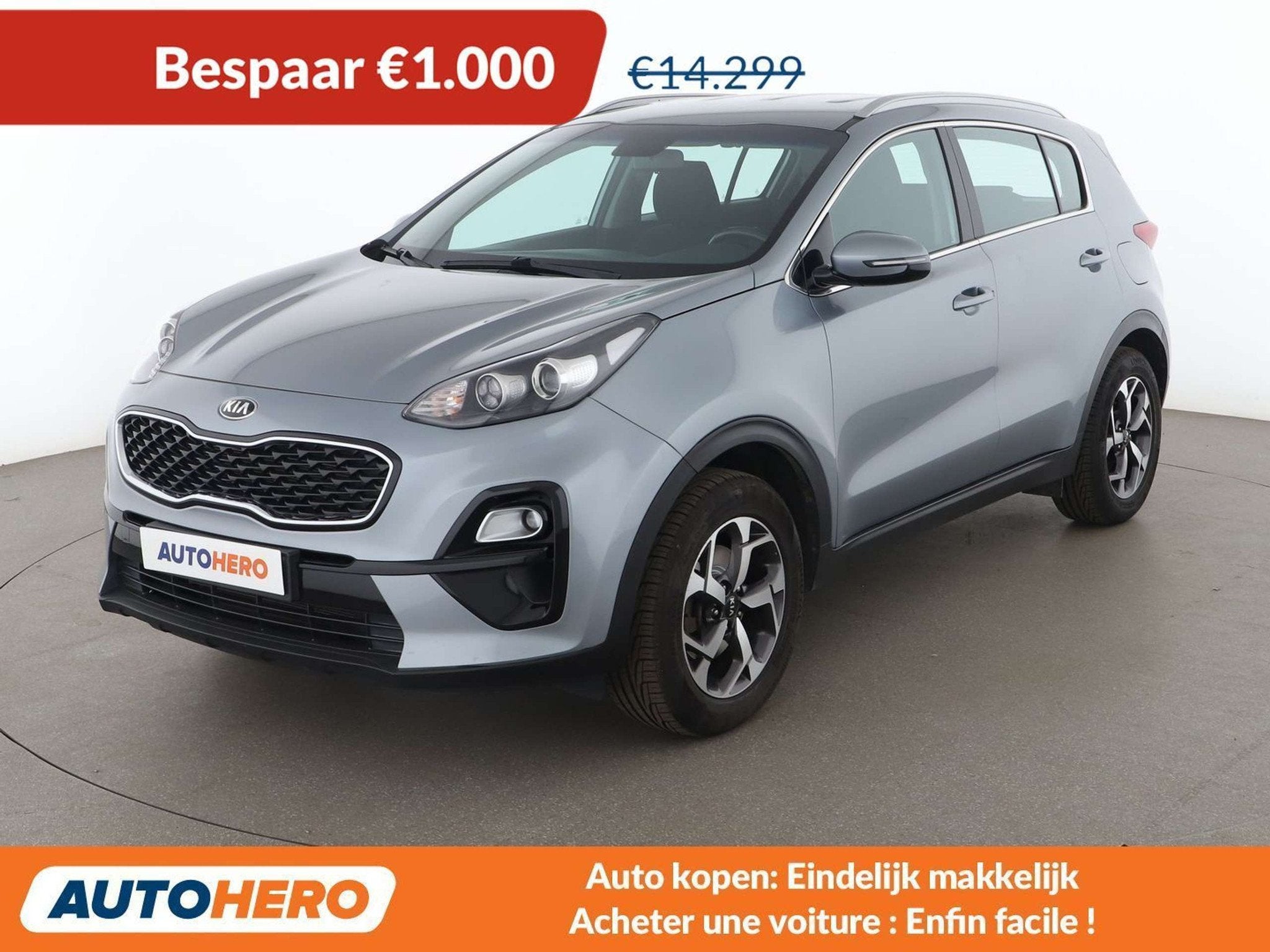 Kia Sportage 1.6 GDI Vision 2WD (bj 2019), Auto's, Voorwielaandrijving, Stof, Gebruikt, Overige brandstoffen