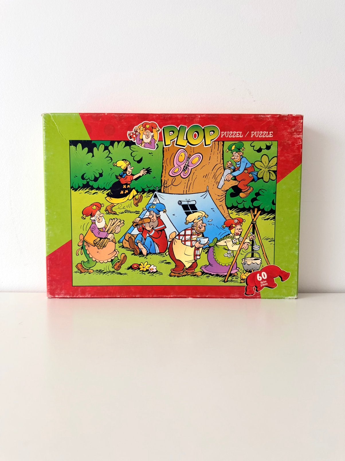 Plop vintage Kabouterbos puzzel, Kinderen en Baby's, Speelgoed | Kinderpuzzels, Zo goed als nieuw, Ophalen
