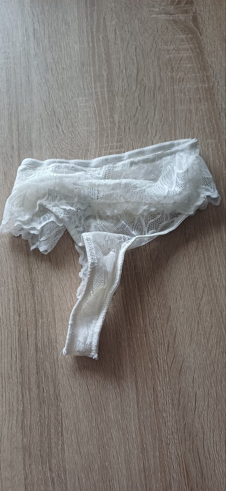 String L wit, Ophalen of Verzenden, Wit, String