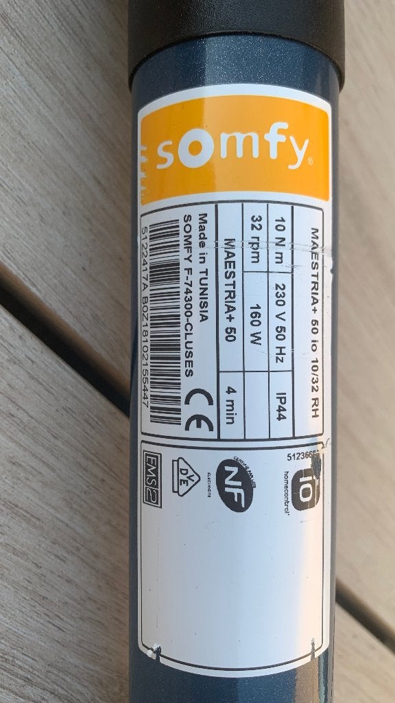 Rolluik motor, Doe-het-zelf en Bouw, Rolluiken, Ophalen, Gebruikt