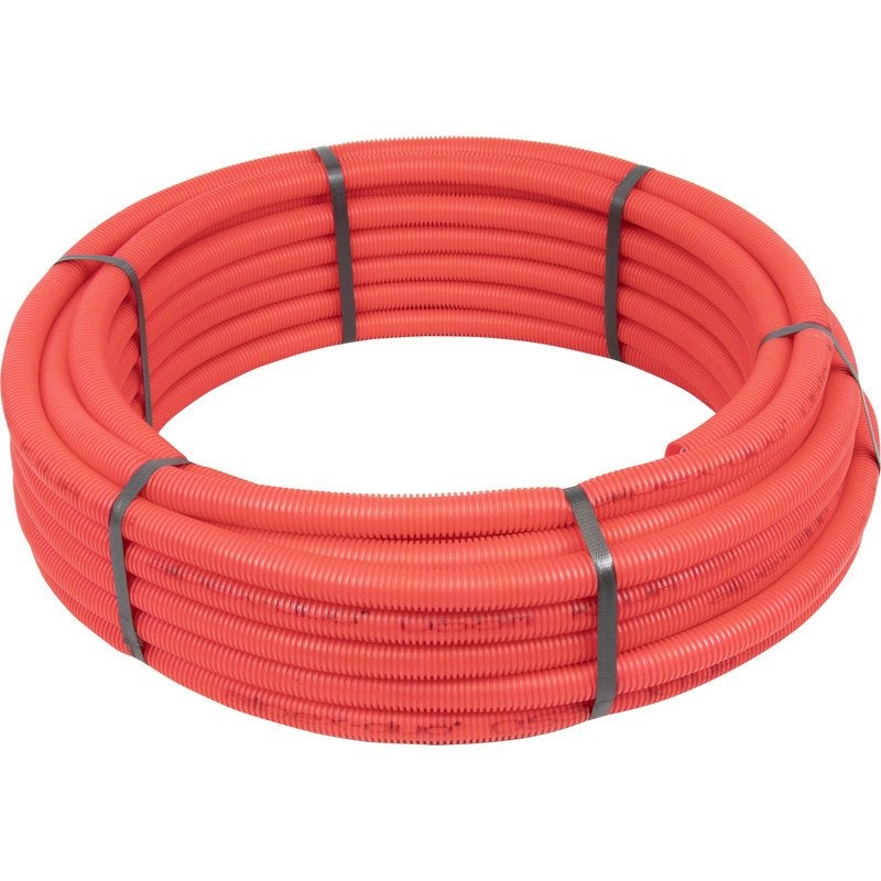 Alpex duo flex pe-x/al/pe-x 16mm rood 25m, Ophalen, Zo goed als nieuw, 6 meter of meer, Minder dan 20 mm