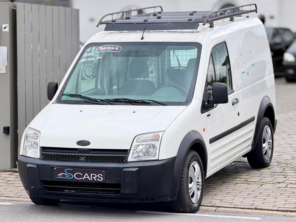 Ford Connect 1.8i Benzine !!! 120.000 km ** Garantie **, Auto's, Wit, Bedrijf, 2 zetels, 85 kW