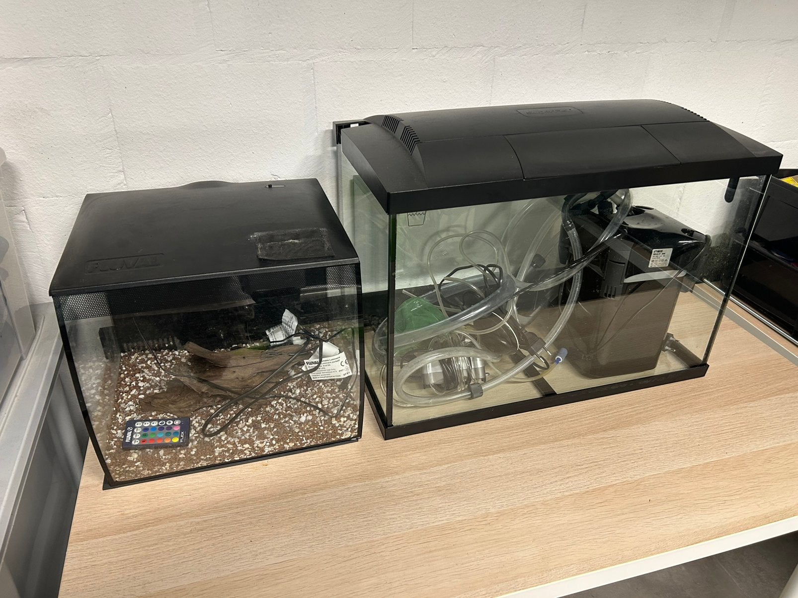 Aquarium met massa’s toebehoren, Ophalen, Zo goed als nieuw, Verwarming, Eheim