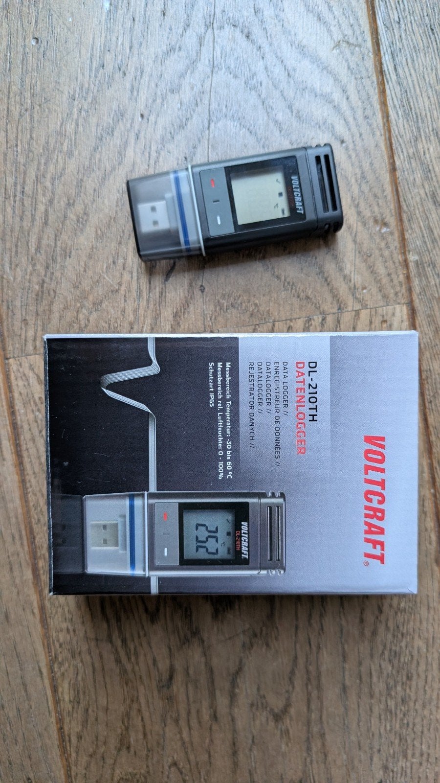 vochtigheids en temperatuur meter, Doe-het-zelf en Bouw, Meetapparatuur, Ophalen, Zo goed als nieuw, Vocht of Vloeistof
